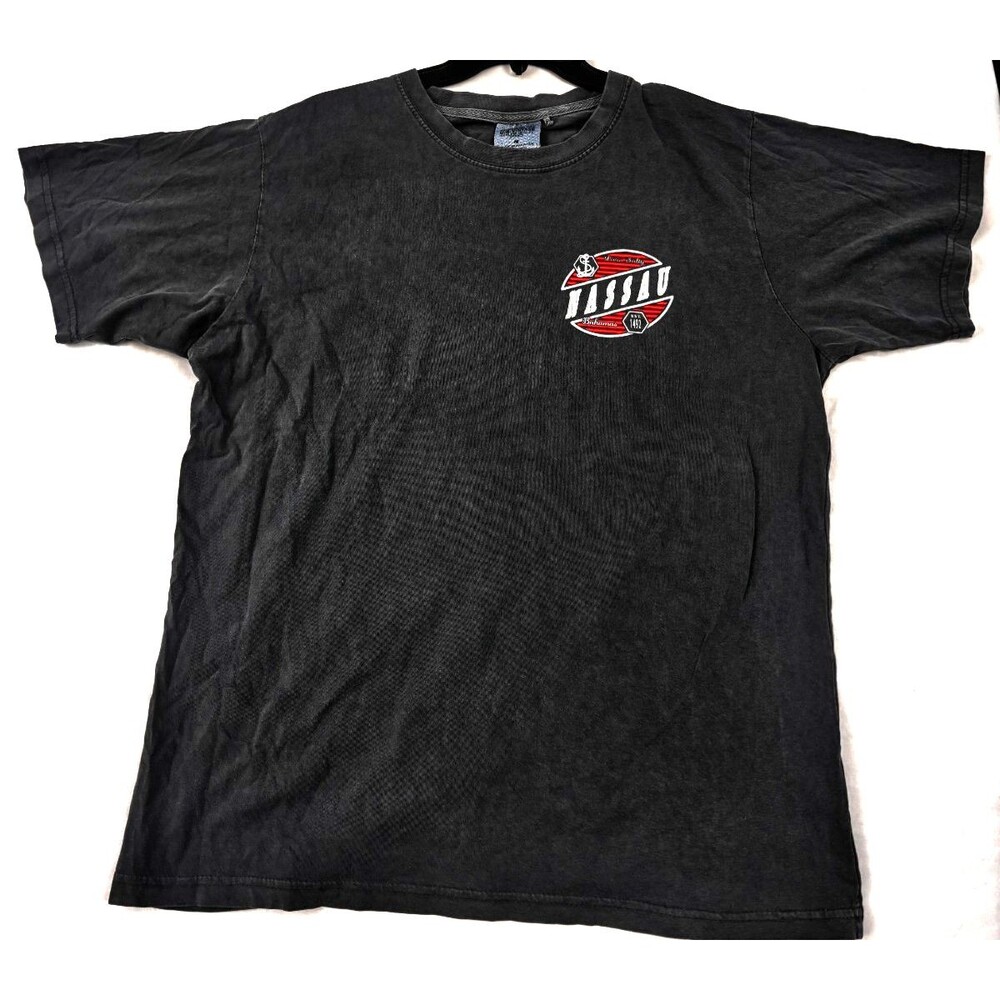 Nassau Bahamas Men’s Medium Dark Gray Graphic T-Shirt Anchor Compass Souvenir